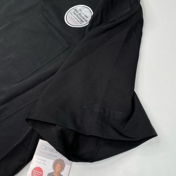 Scrub Top Climate Right Cuddl Duds Scrubs Medical Hospital Nurse Doctor 3X New - Picture 9 of 13